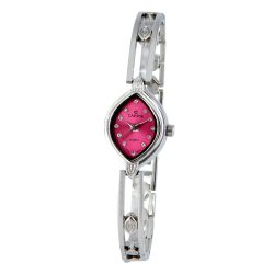   Cardy női ékszeróra, ezüst színű fém tok, ezüst színű fém csat, rózsaszín színű számlap, quartz szerkezet, cseppmentes vízállóság