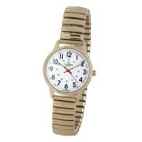 Cardy női rugóscsatos karóra, quartz, arany színű