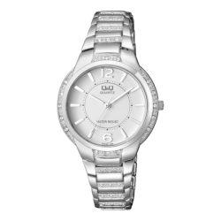Q&Q női fémcsatos karóra,quartz,ezüst színű, F543J201Y