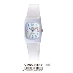 Q&Q női műanyag karóra, quartz, fehér színű, VP65J018Y