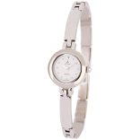 ASTRON 5032-7 női karóra, ékszeróra ezüst színű fém tok, ezüst színű fémcsat, fehér számlap, keményített ásványüveg, quartz szerkezet, cseppmentes vízállóság