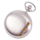 Astron férfi zsebóra, quartz, bicolor színű fémtok, fehér / római számos számlap