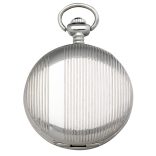 Astron férfi zsebóra, quartz, ezüst színű fémtok, fehér / arab számos számlap