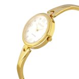 ASTRON 5530-8 női karóra, arany színű nemesacél tok, arany színű nemesacél csat, ezüst színű számlap, zafír, quartz szerkezet, cseppmentes vízállóság