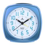 Astron ébresztőóra, quartz, kék színű műanyag tok, kék színű LED világítás, sweep (halk járású)