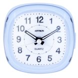 Astron ébresztőóra, quartz, fehér színű tok, kék LED-es számlap