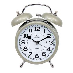 Merion fém ébresztőóra, quartz, pezsgő színű, 3,5^