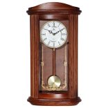 Merion ingás fa falióra, quartz, 1/1 westminster, tölgy színű tok