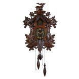 Merion fa kakukkos óra, quartz, dió színű, arab számos számlap