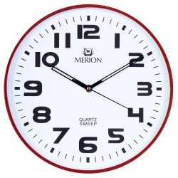   Merion falióra, quartz, bordó színű tok, fehér számlap, sweep