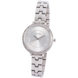 ASTRON 8009-7 divatos női karóra, ezüst színű nemesacél tok, ezüst színű nemesacél csat, ezüst színű számlap, keményített ásványüveg, quartz szerkezet, cseppmentes vízállóság