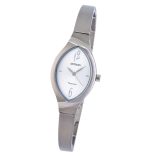 ASTRON 8024-8 női karóra, ékszeróra, ezüst színű titánium tok, ezüst színű titánium csat, ezüst színű számlap, keményített ásványüveg, quartz szerkezet, cseppmentes vízállóság