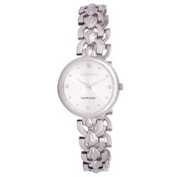   ASTRON 8028-8 női karóra, ékszeróra, ezüst színű nemesacél tok, ezüst színű nemesacél csat, ezüst színű számlap, keményített ásványüveg, quartz szerkezet, cseppmentes vízállóság